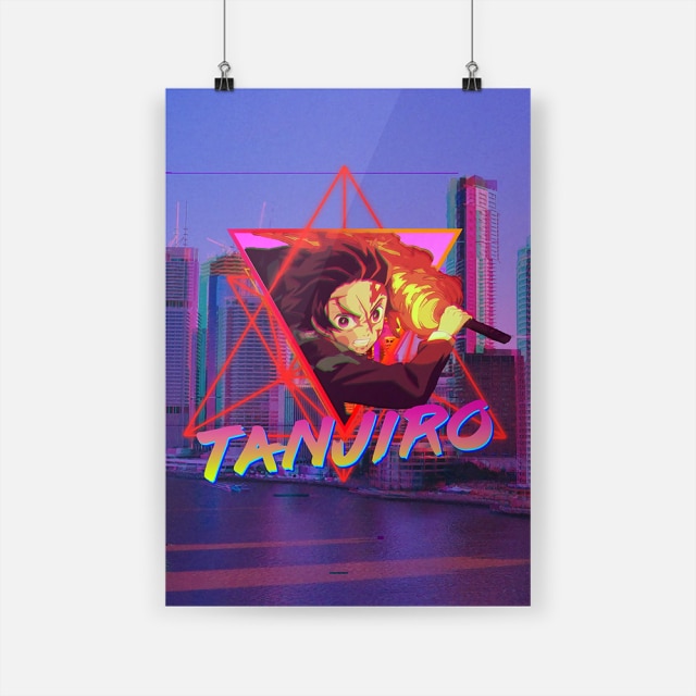 Anime Demon Slayer Poster Canvas Wall Art 1 - Demon Slayer Store