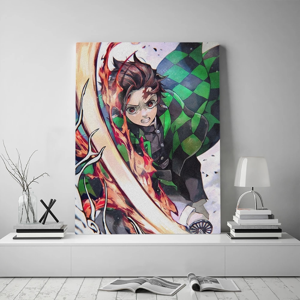 Anime Demon Slayer Poster Canvas Wall Art 2 - Demon Slayer Store