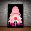 Anime Demon Slayer Posters Nezuko Kamado and Tanjiro Kamado Canvas Painting Wall Art Picture for Home - Demon Slayer Store