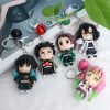 Anime Keychain Demon Slayer Kimetsu no Yaiba Kamado Tanjirou Nezuko Cosplay Props Cartoon Pendant Accessories Keyrings - Demon Slayer Store