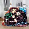 Classic animation Demon Slayer Printed blanket Children s warm blanket Flange blanket Soft and comfortable blanket.jpg 640x640 9 - Demon Slayer Store