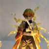 Demon Slayer Action Anime Figures Kimetsu no Yaiba Agatsuma Zenitsu Night Lights Led Set Figurine Model 1 - Demon Slayer Store