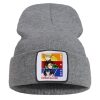 Demon Slayer Anime Color Matching Main Character Unisex Balaclava Simple Fashionable Hat Cartoons Casual Bonnet Men - Demon Slayer Store