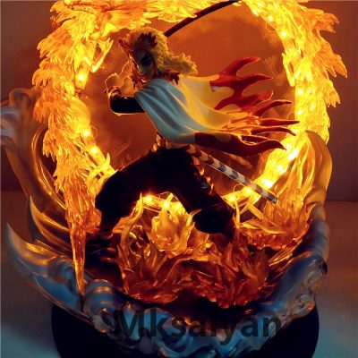 Rengoku Kyoujurou Demon Slayer Figure With Lamp - Demon Slayer Store