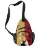 Demon Slayer Chest Bag Men Cosplay Shoulder Bag Message Bag Sports Bag Teens Boys Girls Cartoon 4 - Demon Slayer Store