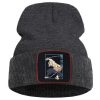 Demon Slayer Hashibira Inosuke Japanese Anime Print Male Knitted Cap Warm Winter Fashion Bonnets Hip Hop 1 - Demon Slayer Store