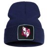 Demon Slayer Mask Printed Women Bonnet Personality Retro Hats Harajuku Simple Balaclava Anime Cartoons Casual Unisex - Demon Slayer Store