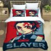 Demon Slayer Printed Bedding Sets exquisite bed supplies set duvet cover bed comforter set bedding set 1.jpg 640x640 11 1 - Demon Slayer Store