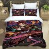 Demon Slayer Printed Bedding Sets exquisite bed supplies set duvet cover bed comforter set bedding set 1.jpg 640x640 15 1 - Demon Slayer Store