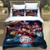 Demon Slayer Printed Bedding Sets exquisite bed supplies set duvet cover bed comforter set bedding set 1.jpg 640x640 4 1 - Demon Slayer Store
