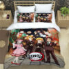 Demon Slayer Printed Bedding Sets exquisite bed supplies set duvet cover bed comforter set bedding set 2 1 - Demon Slayer Store