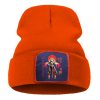 Demon Slayer Rengoku Kyoujurou Flame Breathing Emon Fall Printed Female Bonnet Winter Personality Cap Vintage Men 1 - Demon Slayer Store