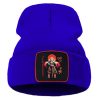 Demon Slayer Rengoku Kyoujurou Flame Breathing Emon Fall Printed Female Bonnet Winter Personality Cap Vintage Men 2 - Demon Slayer Store