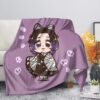Devil s Blade Anime Duvet Home Decorative Cartoon Demon Slayer Spring Autumn Fleece Blankets for Children.jpg 640x640 2 - Demon Slayer Store