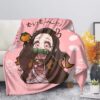 Devil s Blade Anime Duvet Home Decorative Cartoon Demon Slayer Spring Autumn Fleece Blankets for Children.jpg Q90.jpg - Demon Slayer Store