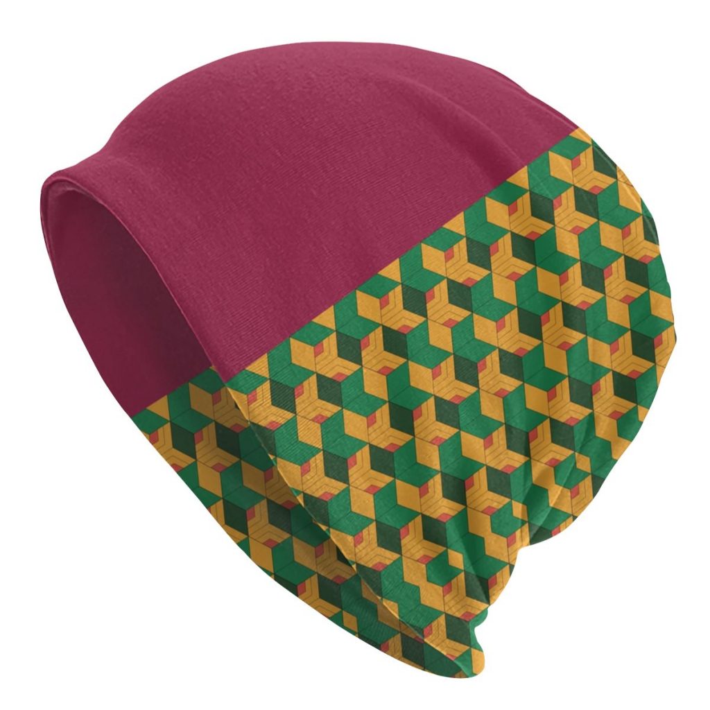 Giyuu Tomioka Demon Slayer Anime Bonnet Beanie Knit Hat Women Men Kimetsu No Yaiba Warm Winter - Demon Slayer Store
