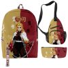 Japan Anime Demon Slayer Backpack Children Boys Girls Schoolbag Kimetsu No Yaiba Tomioka Giyuu Cartoon Backpack 4 - Demon Slayer Store