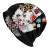 Kitsune No Yaiba Skullies Beanies Women Men Winter Warm Slouchy Beanie Hat Anime Manga Demon Slayer - Demon Slayer Store