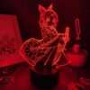 Lava Lamp Anime Demon Slayer Figure Kocho Kanae 3D LED RGB NightLight Gift for Friend Bedroom 3 scaled - Demon Slayer Store