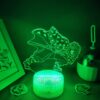 Manga Agatsuma Zenitsu Demon Slayer Anime Figure 3D LED RGB Neon Night Lights Bedroom Desktop Decoration 4 scaled - Demon Slayer Store