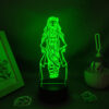 Manga Demon Slayer Anime Figure Kamado Nezuko 3D Led RGB Neon Night Lights Birthday Gift Lava 2 scaled - Demon Slayer Store