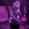 Manga Kimetsu No Yaiba Demon Slayer Anime Figures Tomioka Giyuu 3D LED RGB Night Lights Lava 1 scaled - Demon Slayer Store
