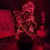 Manga Kimetsu No Yaiba Demon Slayer Anime Figures Tomioka Giyuu 3D LED RGB Night Lights Lava - Demon Slayer Store