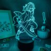 Manga Kimetsu No Yaiba Demon Slayer Anime Figures Tomioka Giyuu 3D LED RGB Night Lights Lava 2 scaled - Demon Slayer Store