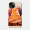 Minimalist Silhouette Kyojuro Phone Case - Demon Slayer Store