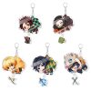 New Demon Slayer Kimetsu No Yaiba Blade of Ghost Keychain Cute Characters Acrylic Pendant Car Key - Demon Slayer Store