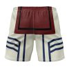 Akaza DS Template Gym Short BACK Mockup - Demon Slayer Store