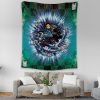 Astral Aura Tanjiro Demon Slayer Tapestry Vertical Couach Mockup - Demon Slayer Store
