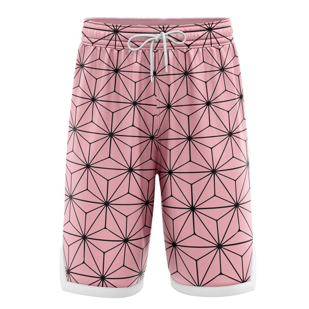 Basketball Shorts front 1 - Demon Slayer Store