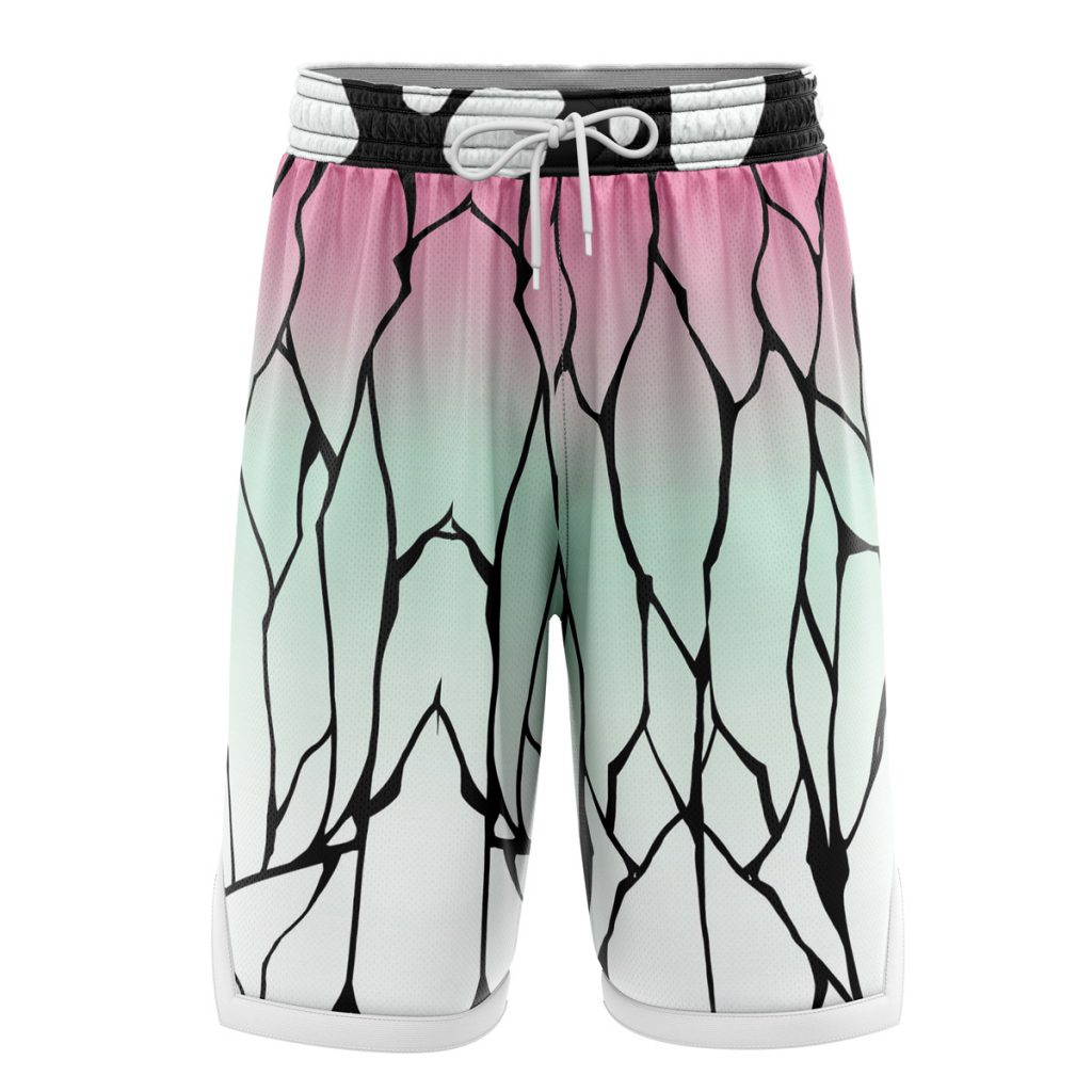 Basketball Shorts front 3 - Demon Slayer Store
