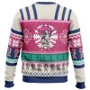 Chibi Christmas Akaza DS PC Ugly Christmas Sweater back mockup - Demon Slayer Store