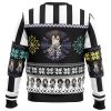 Chibi Christmas Obanai Iguro DS PC Ugly Christmas Sweater back mockup - Demon Slayer Store
