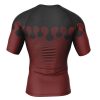 Doma DS Rashguards Short Sleeve BACK Mockup - Demon Slayer Store