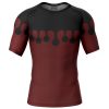 Doma DS Rashguards Short Sleeve FRONT Mockup - Demon Slayer Store
