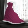 Giyu Tomioka Demon Slayer Hooded Blanket BACK Mockup 1 - Demon Slayer Store