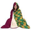 Giyu Tomioka Demon Slayer Hooded Blanket FRONT Mockup 1 - Demon Slayer Store
