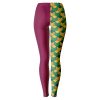 Giyu Tomioka Demon Slayer Legging BACK Mockup - Demon Slayer Store