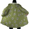 Gyomei Himejema Demon Slayer AOP Hooded Cloak Coat NO HOOD Mockup - Demon Slayer Store