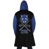 Hashibira Inosuke Demon Slayer AOP Hooded Cloak Coat BACK Mockup - Demon Slayer Store