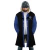 Hashibira Inosuke Demon Slayer AOP Hooded Cloak Coat FRONT Mockup - Demon Slayer Store