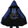 Hashibira Inosuke Demon Slayer AOP Hooded Cloak Coat MAIN Mockup - Demon Slayer Store