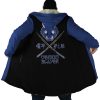 Hashibira Inosuke Demon Slayer AOP Hooded Cloak Coat NO HOOD Mockup - Demon Slayer Store