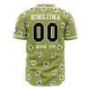 Hashira Gyomei Himejima DS AOP Baseball Jersey AOP Baseball Jersey BACK Mockup - Demon Slayer Store