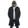 Inosuke Hashibira Demon Slayer Hooded Cloak Coat FRONT Mockup - Demon Slayer Store