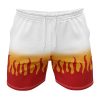 Kyojuro Regoku DS Template Gym Short FRONT Mockup - Demon Slayer Store