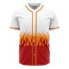 Kyojuro Rengoku DS AOP Baseball Jersey FRONT Mockup - Demon Slayer Store